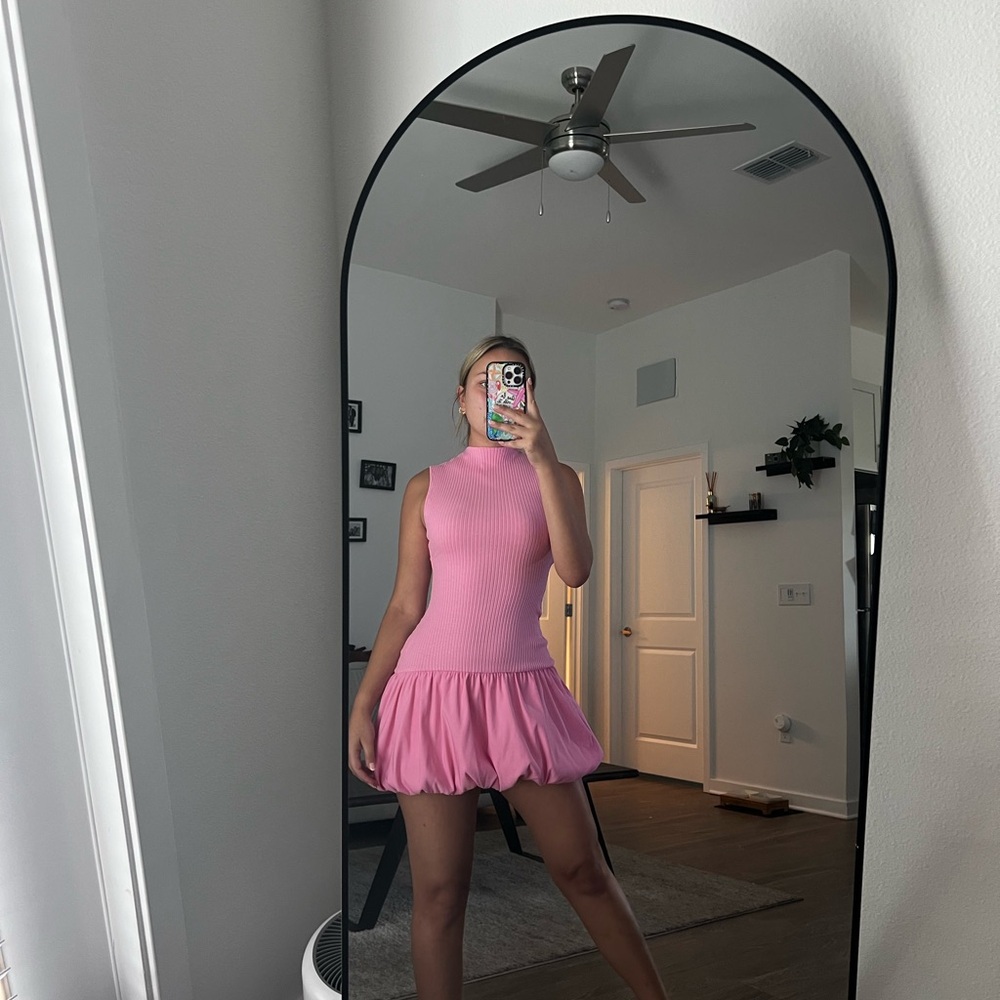 Zara Pink Backless Dress